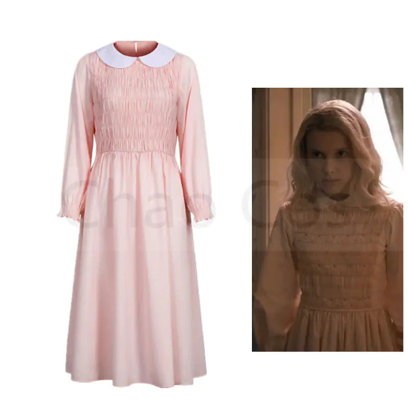 Movie Stranger Things Eleven Cosplay Costumes